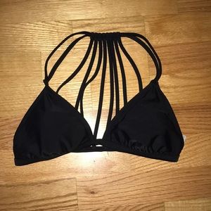 Black bikini top